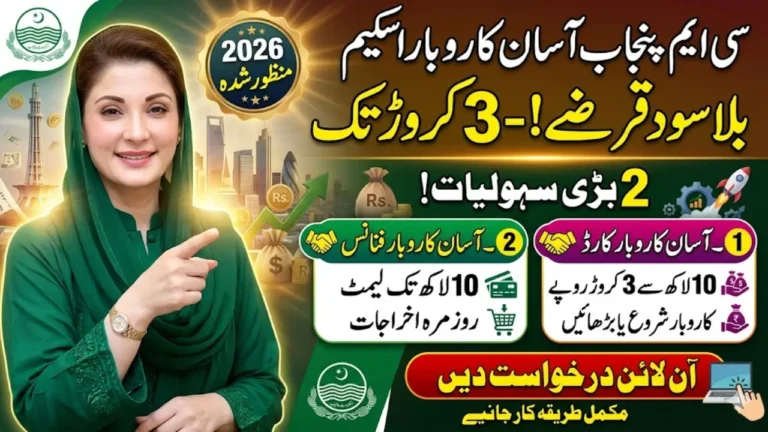 CM Punjab Asaan Karobar Finance Scheme